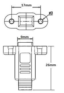 USB 2.0 Micro-B Panel Mount Extension Cable, 1-Ft - ProtoSupplies