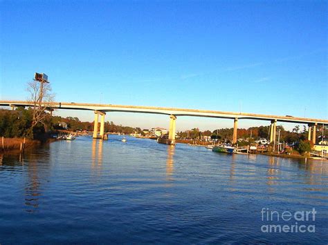 Intracoastal Waterway Bridge At Little River South Carolina by Kenneth ...