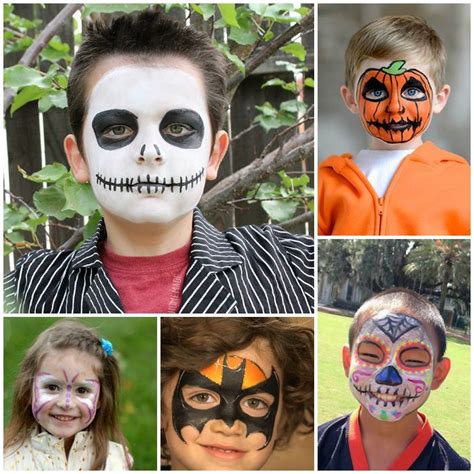 Kids Face Painting Ideas for Halloween - One Crazy House Face Painting Halloween Kids, Halloween ...