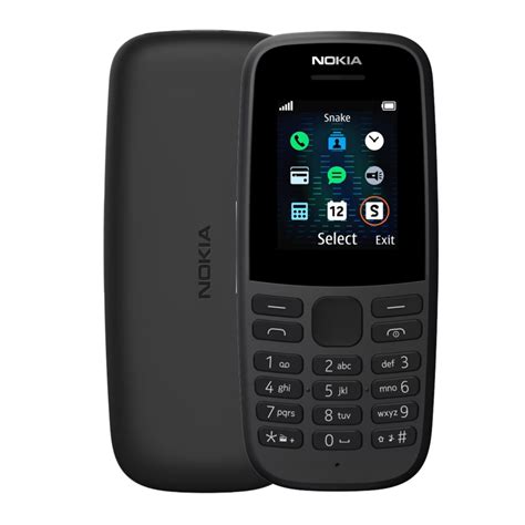 NOKIA 105(2019) DUAL SIM BLACK MOBILE PHONE