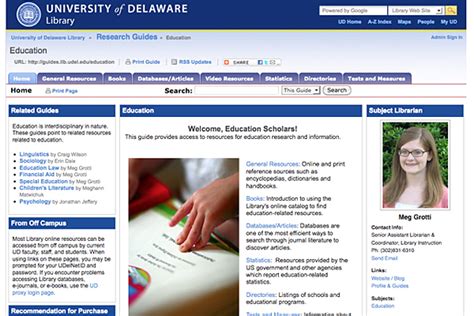 UD Library announces 'Research Guides' to replace online 'Subject Guides'