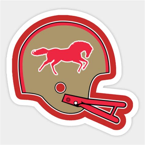 Birmingham Stallions Helmet Retro Logo Throwback Defunct Football 80’s ...