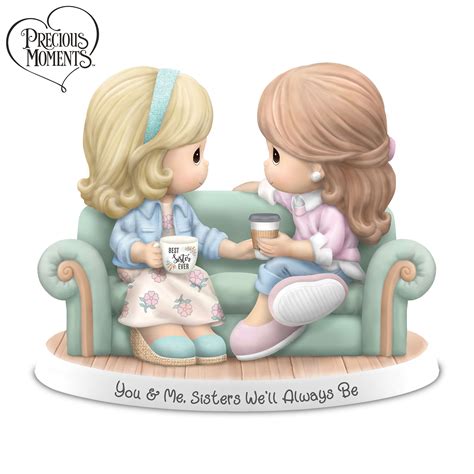 Precious Moments You & Me, Sisters Well Always Be Hand-Painted Bisque ...