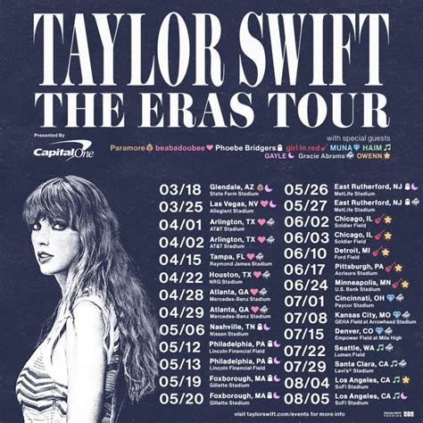 Taylor Swift Tour Dates 2024 & 2025 | Setlists | News | Tickets