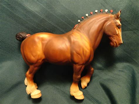 VINTAGE BREYER HORSE CLYDESDALE USA ATTIC FIND | Horses, Breyer horses, Clydesdale