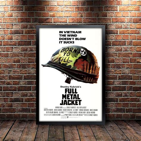 Full Metal Jacket Poster Framed and Ready to Hang. - Etsy