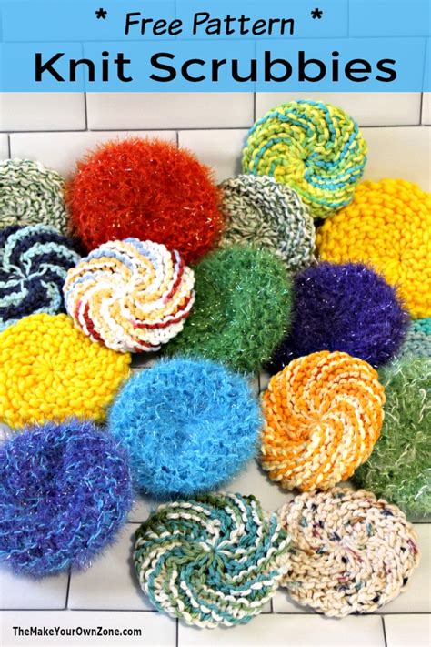 Round Knit Scrubby Pattern | Scrubby yarn patterns, Dishcloth patterns free, Scrubby yarn