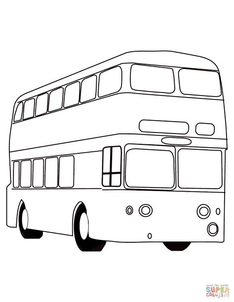 Printable Bus Coloring Pages