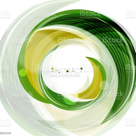 Vector Swirl Line Abstract Background Stock Illustration - Download Image Now - 2015, Abstract ...