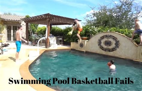 Pool Basketball Dunks and Epic FAILS! - Dunn-Rite Products