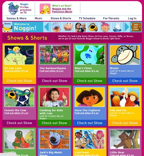 Noggin.com - The Backyardigans Wiki in 2022 | Kids shows, Noggin, Beast ...