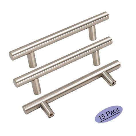 Cabinet Pulls Cupboard Drawer Knobs HD201BSS Stainless Steel Office ...