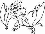 Noivern Coloring Page sketch template