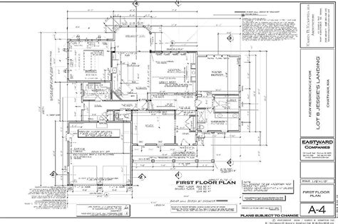 Jessie's Landing | First Floor Plan | Eastward Companies Cape Cod House ...