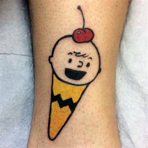 40 Charlie Brown Tattoo Ideas For Men - Peanuts Designs