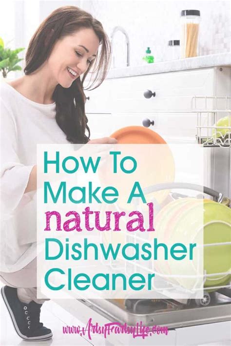 How To Make Natural Dishwasher Cleaner · Artsy Fartsy Life