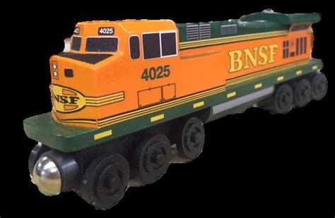 BNSF C-44 Engine - Wooden toy train by Whittle Shortline Railroad | #1883311820