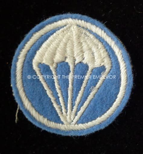 United States of America: Paratroopers, Infantry cap insignia. Circa ...