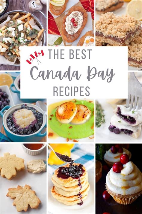 Best Canada Day Food & Canada Day Recipes | Canada food, Canadian dessert recipes, Canadian food