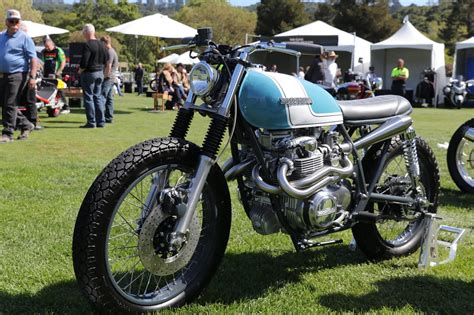 OldMotoDude: 1974 Honda CB550 Custom on display at the 2019 Quail ...