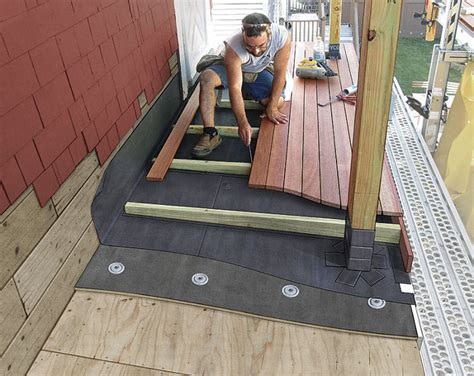 Decking Over a Roof - Fine Homebuilding