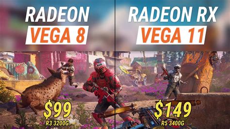 Radeon Vega 8 vs Radeon RX Vega 11 | 10 games | Full HD - YouTube