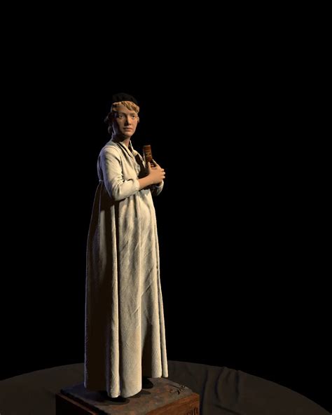 Mary Wollstonecraft statue modeled in 3D by Emil Solé