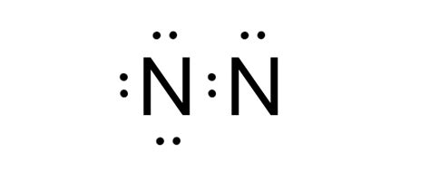 What is the Lewis structure of nitrogen gas? | Quizlet