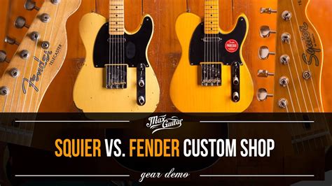 The MOST USELESS comparison EVER! Squier Classic Vibe 50's Telecaster ...