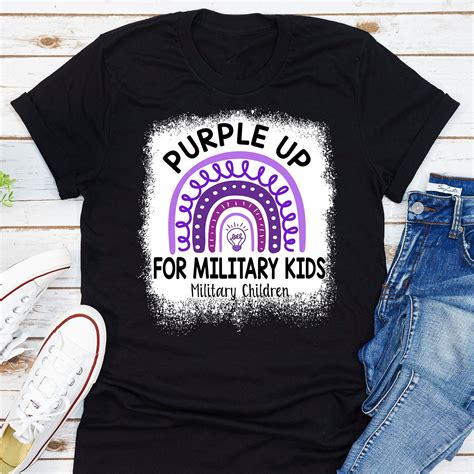 Purple Up For Military Kids Military Children Shirt Purple | Etsy