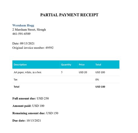 Invoice Paid In Full