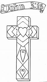 Cross Coloring Pages To Print At GetColoringscom  Free printable sketch template
