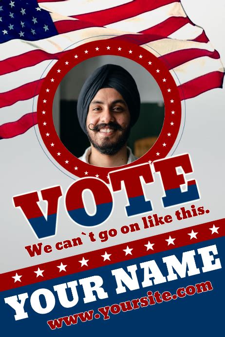 Election Campaign Poster Template | PosterMyWall