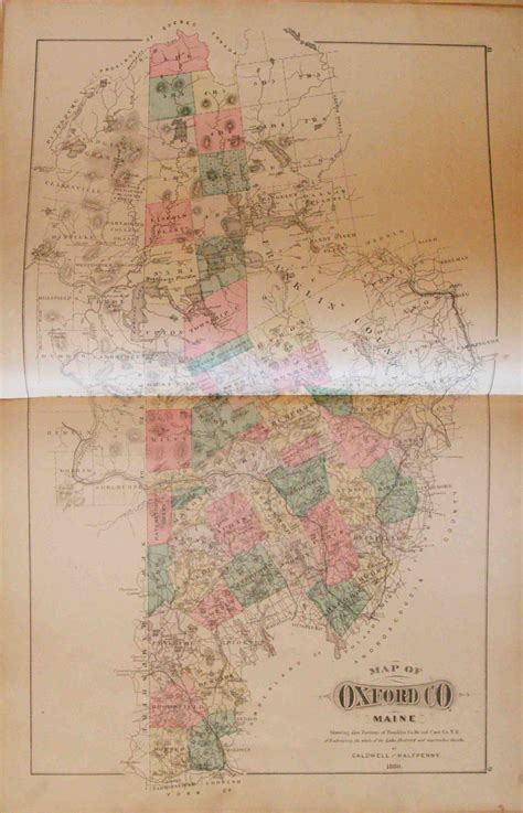 1880 Atlas of Oxford County, Maine - High Ridge Books, Inc.