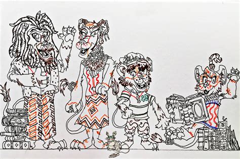 Between the Lions Redesign (lineart) by wilduda on DeviantArt