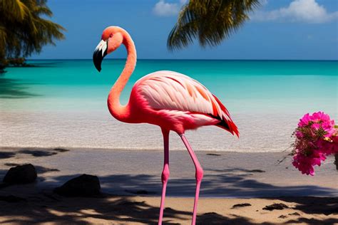 Flamingo On Beach by NativeStew on DeviantArt