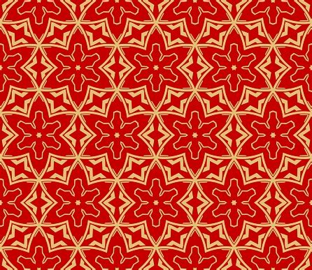 Ornamen Geometris Modern Yang Mulus Ilustrasi Vektor Desain Seni Garis Untuk Cetak Wallpaper ...