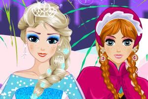 Frozen Movie Dress Up Game. Sisters & Princesses Anna & Elsa.