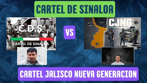 El Cartel de Sinaloa y Cartel Jalisco nueva Generacion su rivalidad ...