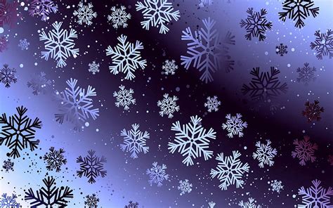 Violet snowflakes background, snowflakes patterns, violet winter ...