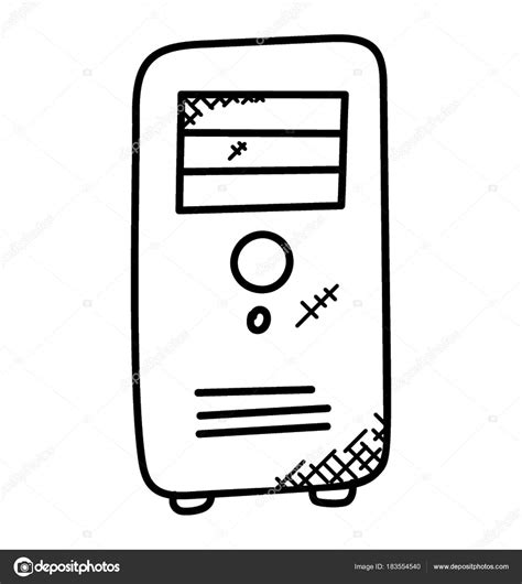 Computer Cpu Central Processing Unit Stock Vector by ©creativestall ...