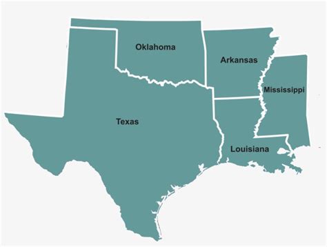 Map Of Texas And Oklahoma - Maping Resources