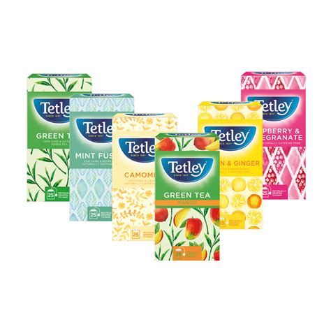 Tetley Individually Enveloped Tea Bags Fruit and Herbal Variety Box of ...