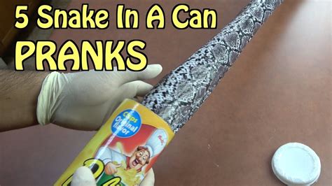 5 Snake In A Can Pranks You Can Easily Pull Off- HOW TO PRANK (Simple ...