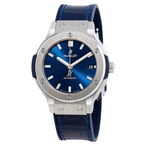 Hublot Classic Fusion Blue Sunray Dial Titanium 38mm Automatic Men's Watch 565.NX.7170.LR ...