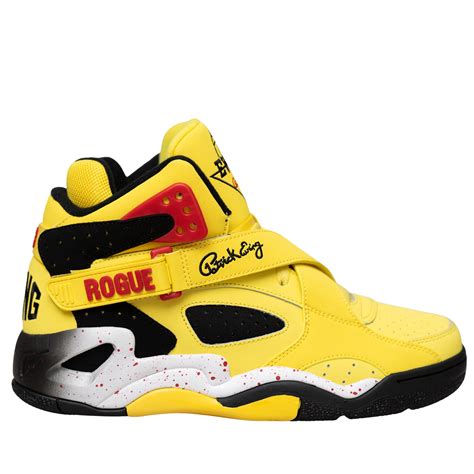 Rogue Sneaker | Yellow, Black, And Red – Ewing Athletics
