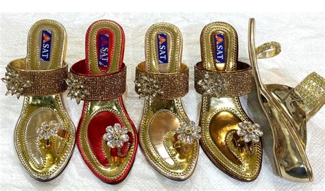 Chappal Multicolor Women Bridal Footwear, Size: 37/41 at Rs 220/piece ...