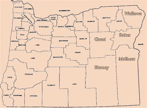 Malheur County Map