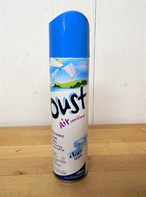 Oust Air Sanitizer can (1990s) | Johnson wax, Sc johnson, Childhood ...