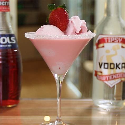 Ice Cream Martini in 2020 | Pink cocktail recipes, Ice cream, Cocktail ...